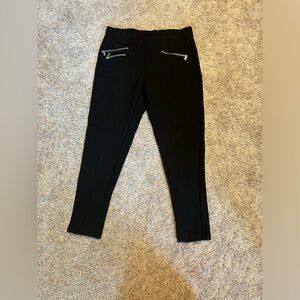 Zara leggings with zippers